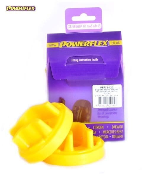 POWERFLEX REAR ENGINE MOUNTING INSERT SUZUKI SWIFT SPORT MK3 ZC32S 2010 - 2017