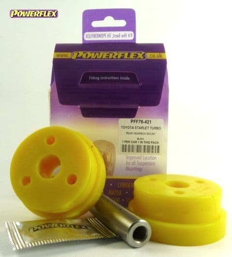 POWERFLEX REAR GEARBOX MOUNT BUSH TOYOTA STARLET/GLANZA TURBO EP82 & EP91