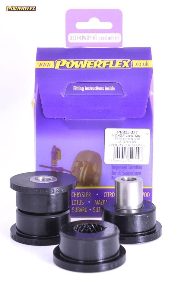 POWERFLEX REAR LOWER ARM OUTER FRONT BUSH HONDA CIVIC MK7 EP2/EP3 TYPE R 01-05