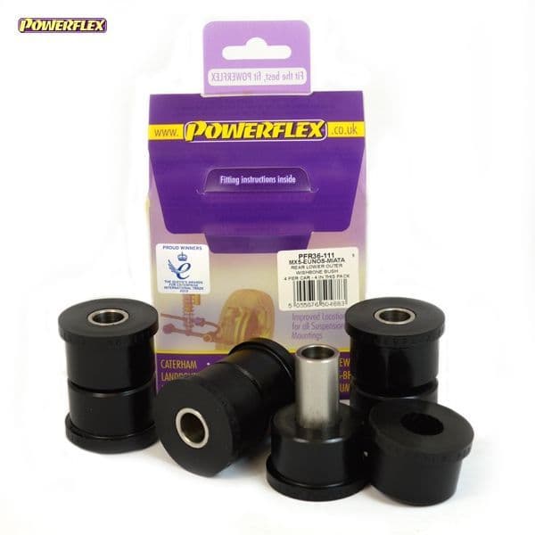 POWERFLEX REAR LOWER OUTER WISHBONE BUSH MAZDA MX-5, MIATA, EUNOS MK2 NB (1998-2005)