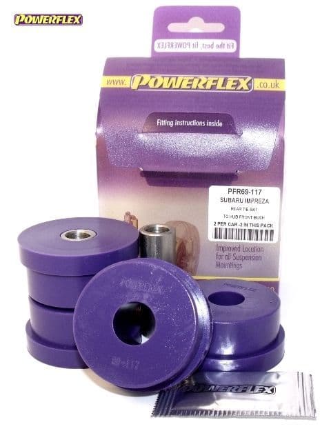 POWERFLEX REAR TRAILING LINK FRONT BUSH SUBARU LEGACY LEGACY BE, BH (1998 - 2003)