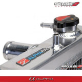 SKUNK2 ALPHA SERIES HALF RADIATOR 88-91 HONDA CIVIC EF CRX