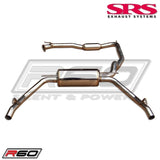 SRS EXHAUST SYSTEMS R60 CATBACK SYSTEM TÜV (HONDA CIVIC FN2 07-12 3DR TYPE R)