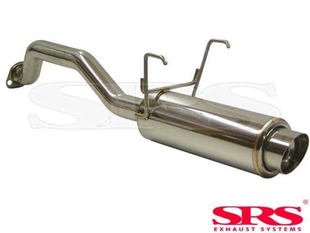 SRS EXHAUSTS AXLEBACK SYSTEM STAINLESS STEEL G50 (CIVIC 91-01 2/4DR)
