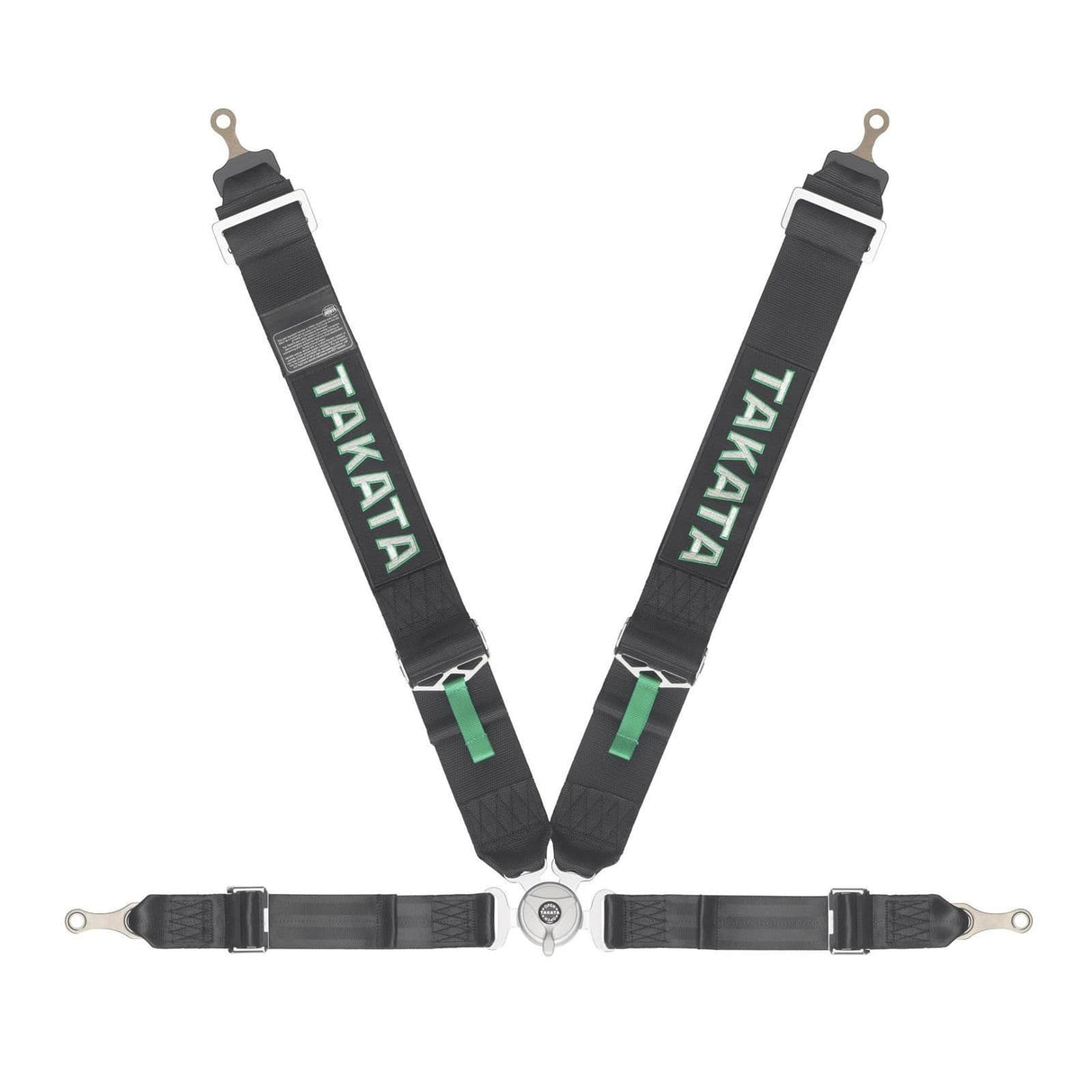 TAKATA RACE 4 4 POINT HARNESS BOLT-ON BLACK