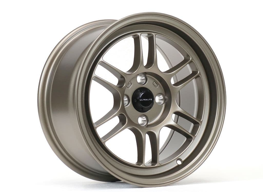 ULTRALITE F1 ALLOY WHEELS X4 -15x7.5 / ET30 / 4x100 / MATT BRONZE