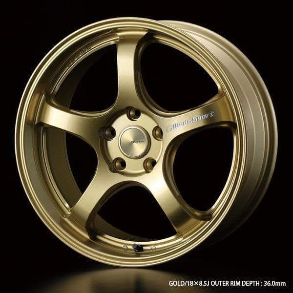WEDSSPORT RN-05M ALLOY WHEEL 18X8.5J 5X114.3 ET52 GOLD