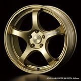 WEDSSPORT RN-05M ALLOY WHEEL 18X8.5J 5X114.3 ET52 GOLD