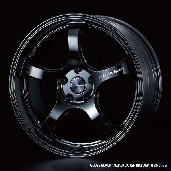WEDSSPORT RN-05M ALLOY WHEEL 19X10.5J 5X114.3 ET32 GLOSS BLACK