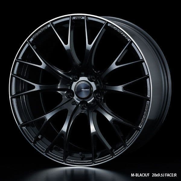 WEDSSPORT SA-20R ALLOY WHEEL 19X9.5J 5X114.3 ET48 M-BLACK