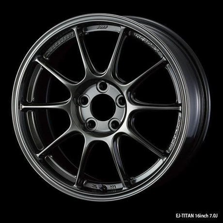 WEDSSPORT TC-105X ALLOY WHEEL 18X9J 5X114.3 ET32 TITANIUM